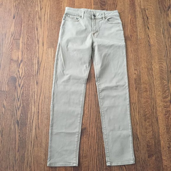 ❤️4/$20 AMERICAN EAGLE tan jeans size 29 - Picture 2 of 8